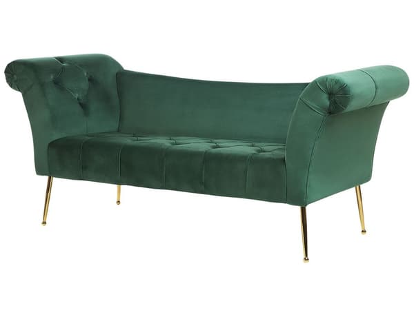 Sjeselong Beige stoffkledning Lyse treben Skandinavisk stil