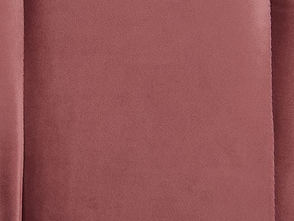 Sjeselong Rosa Fløyel Møbeltrekk Gull Metallben Venstrevendt Stue Elegant Moderne