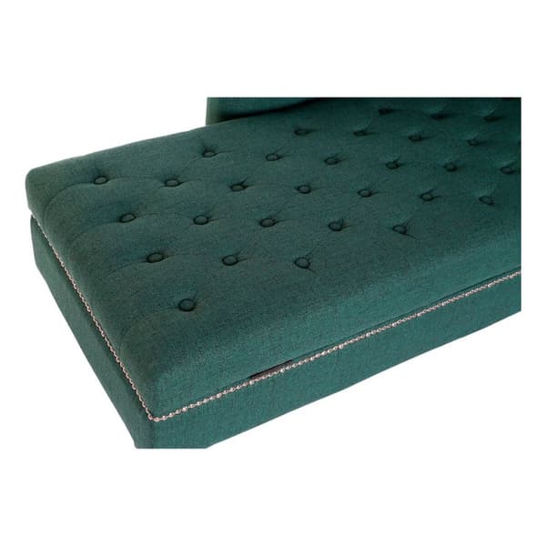 Divaanisohva DKD Home Decor 8424001795482 160 x 71 x 83 cm Vaahto Musta Vihreä