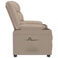 Miniatyrbild 5 av 11: vidaXL Elektrisk reclinerfåtölj cappuccino konstläder