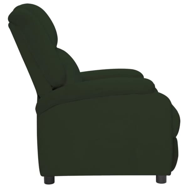vidaXL lænestol velour mørkegrøn