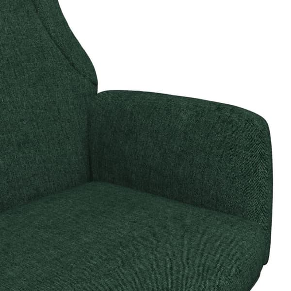 vidaXL Vilstol mörkgrön tyg