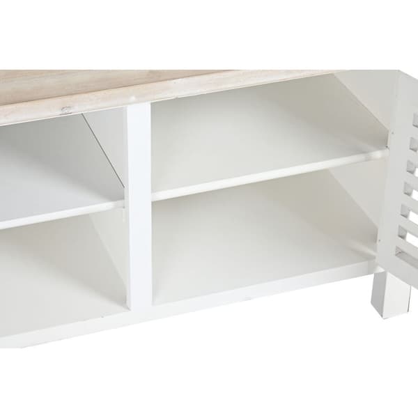 TV-möbler DKD Home Decor Gran Vit Trä MDF 120 x 40 x 45 cm