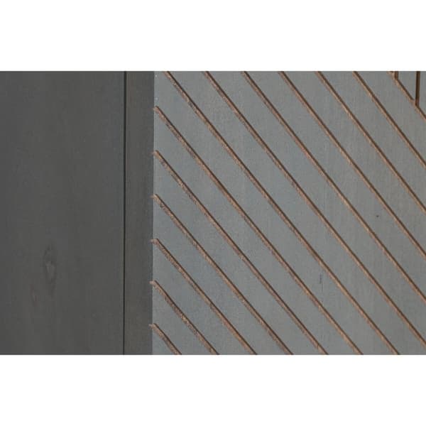 Skab DKD Home Decor 70 x 38 x 140 cm Gylden Træ Mørkegrå