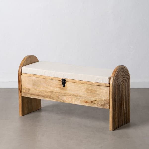 Kiste 100 x 35 x 56 cm Syntetisk stof Træ