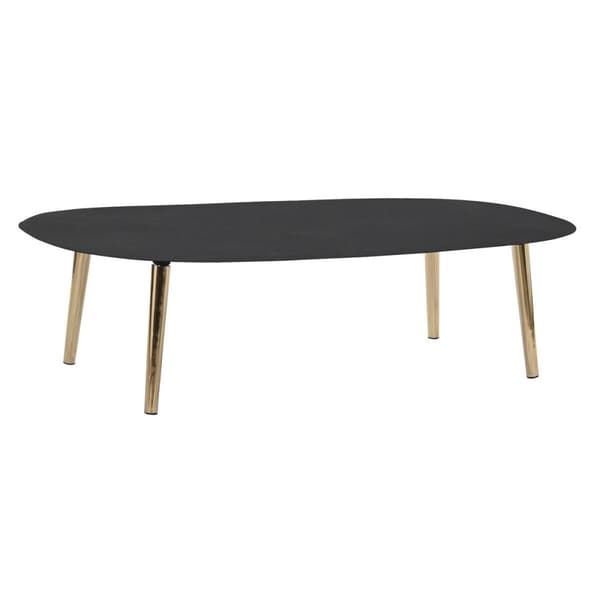 Soffbord DKD Home Decor 122 x 60 x 30 cm Aluminium Järn