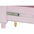 Miniatyrbilde 3 av 6: Nattbord DKD Home Decor 52 x 42 x 65 cm Metall Lyse Rosa Treverk av mangotre