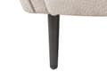 Miniatyrbilde 10 av 11: Sjeselong Lys beige Bouclé Stoff Metallben Høyrevendt Pute Moderne design Stue