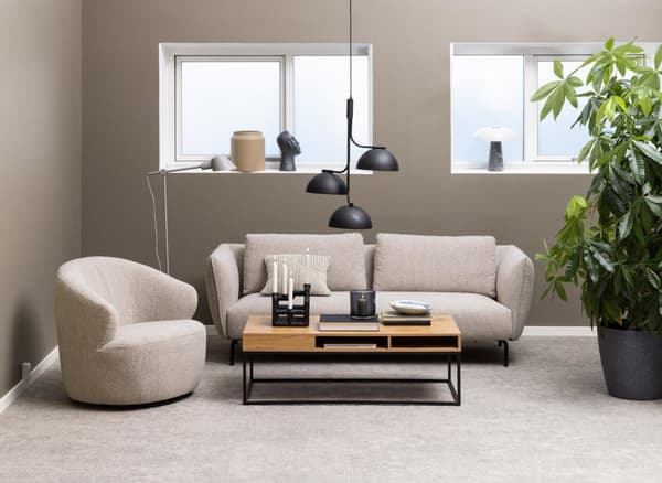 Westport lænestol drejefunktion, retur drej beige.