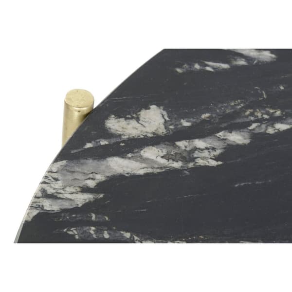 Soffbord DKD Home Decor 81 x 81 x 44 cm Marmor Järn
