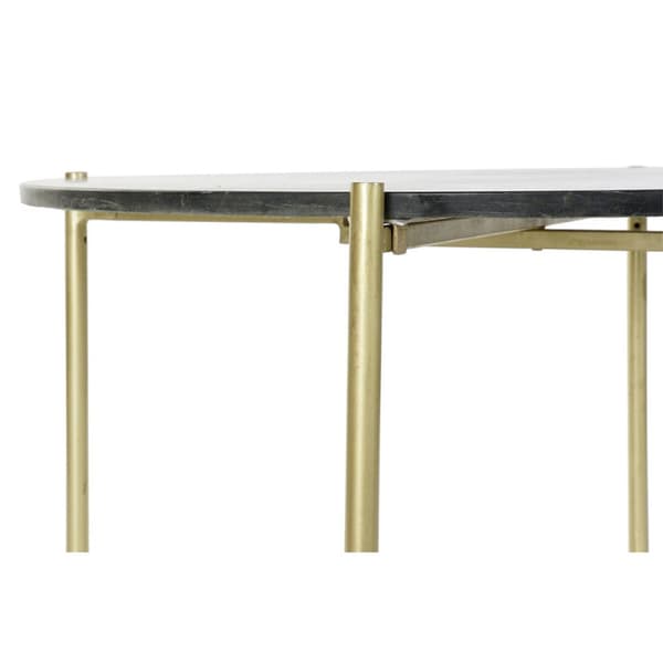 Soffbord DKD Home Decor 81 x 81 x 44 cm Marmor Järn