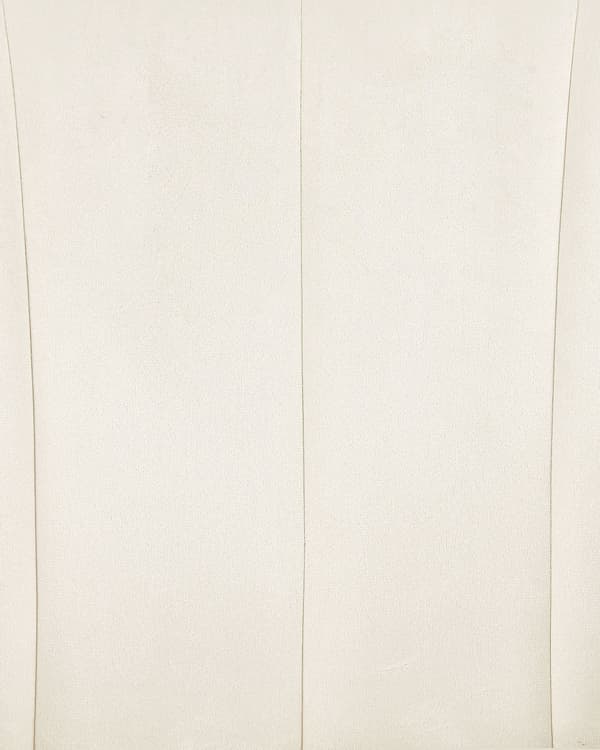 Lænestol Creme Beige Velour Gylden Metalramme Rund Ryg Glamourøs Stil