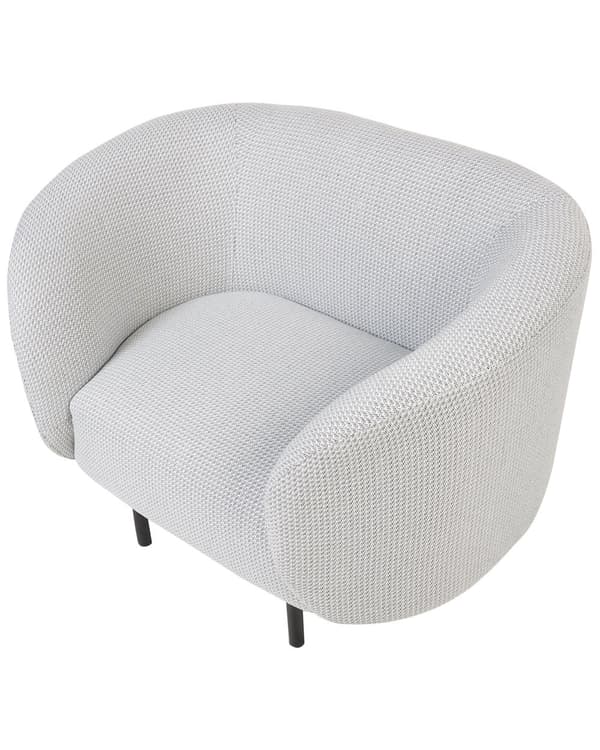 Lenestol Svart Boucle Stoff Myk Gull Ben Retro Glam Art Dekor Stil