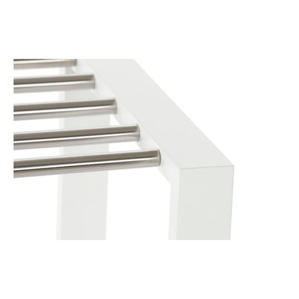 Skohylle DKD Home Decor 8424001835041 Hvit Flerfarget Sølv Tre Metall 80 x 30 x 50 cm