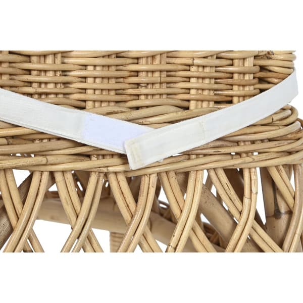 Tuoli DKD Home Decor Valkoinen Luonnollinen 45 x 55 x 85 cm 45 x 55 x 90 cm 47 x 58 x 90 cm