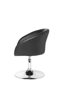 Miniatyrbillede 3 af 11: Rootz design relax lænestol lounge lænestol syntetisk læder cocktail lænestol sort - Drejelig lænestol - Spisestuestol 120 kg - Club lænestol læder lo