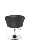 Miniatyrbillede 5 af 11: Rootz design relax lænestol lounge lænestol syntetisk læder cocktail lænestol sort - Drejelig lænestol - Spisestuestol 120 kg - Club lænestol læder lo
