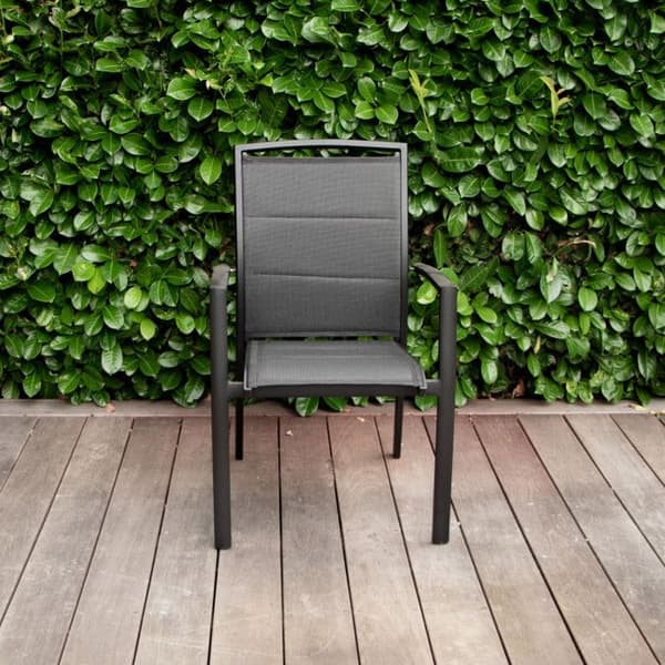 Modulo fåtölj med svart aluminiumram Wilsa Garden