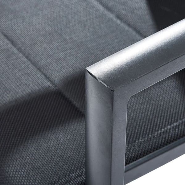 Modulo fåtölj med svart aluminiumram Wilsa Garden