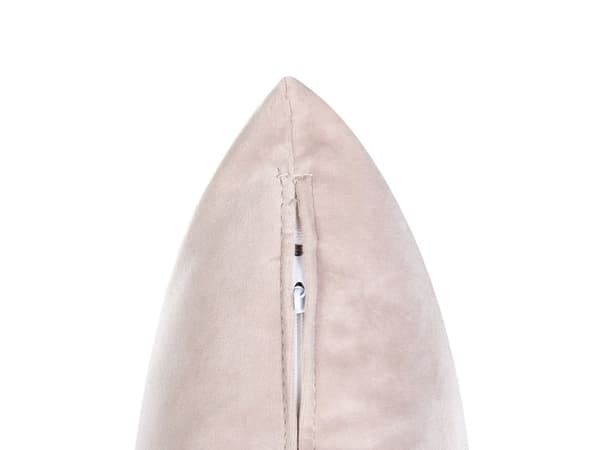 Sjeselong Lyserosa Rosa Fløyel polyester møbeltrekk Venstrevendt Mørke treben Ekstra puter Moderne design Stuemøbler