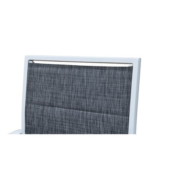Modulo fåtölj aluminiumstruktur Vit/Ljunggrå Wilsa Garden
