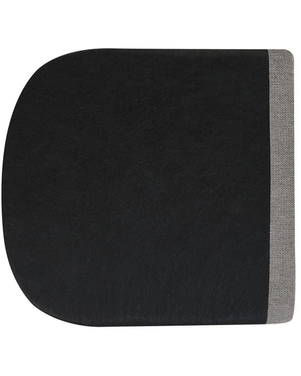 Fåtölj Taupe tyg mjuk klädsel Svarta ben med nackstöd Ryggstöd Retro Glam Art Decor Style