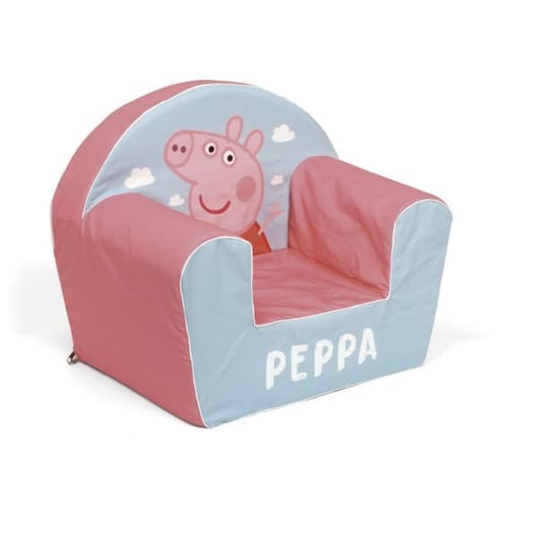 PEPPA PIG Fåtölj klubbform i skum 41x50x32 cm