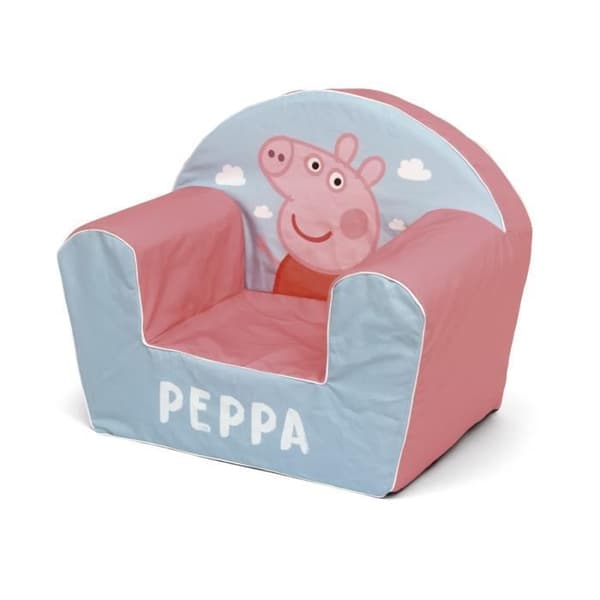 PEPPA PIG Fåtölj klubbform i skum 41x50x32 cm