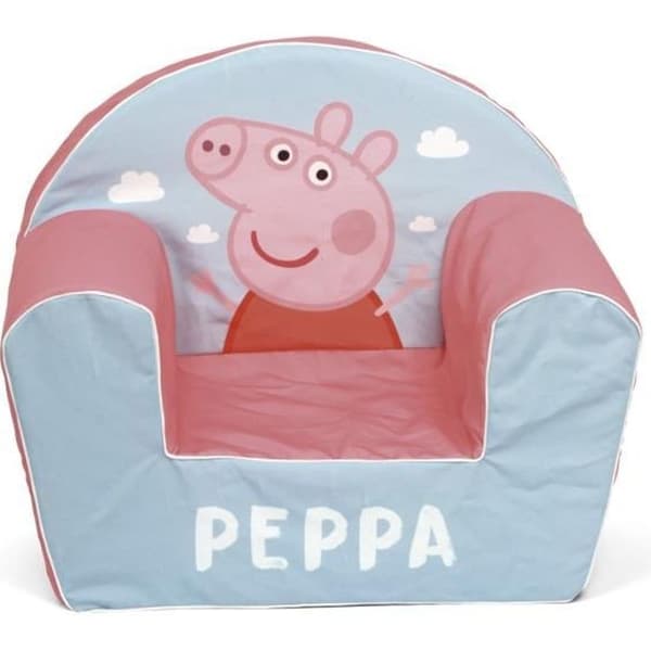 PEPPA PIG Fåtölj klubbform i skum 41x50x32 cm