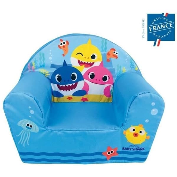 BABY SHARK Barnklubbstol
