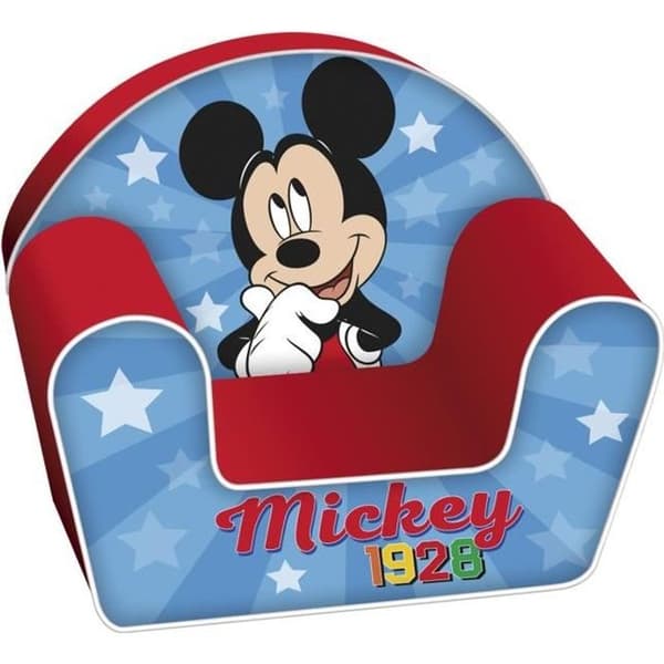 DISNEY MICKEY MOUSE Klubbformad fåtölj i skum 41x50x32 cm