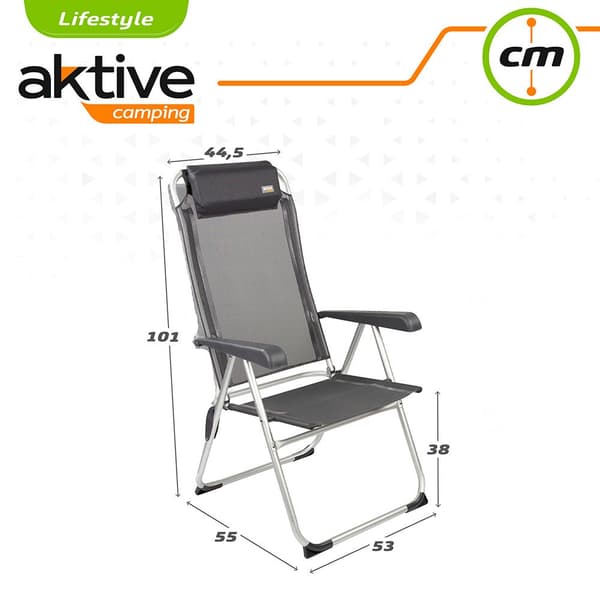 Aktive Stol 58x65x103 Cm Svart