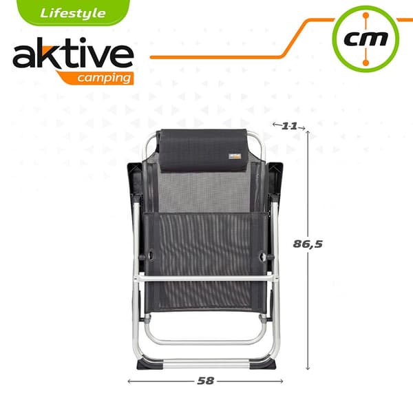 Aktive Stol 58x65x103 Cm Svart