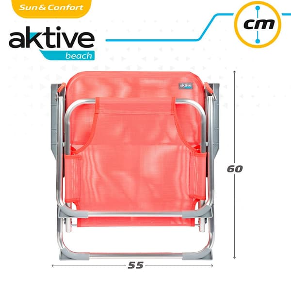 Aktive Lav Aluminium Foldestol Beach Orange