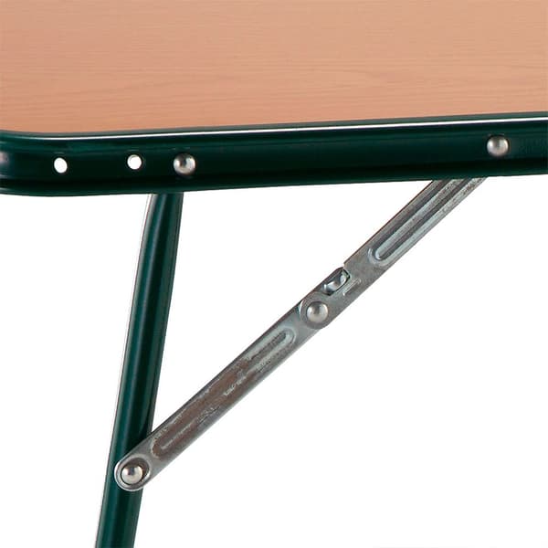 Solenny Sammenklappeligt Campingbord Durolac 82x58x66 Cm Brun,Sort