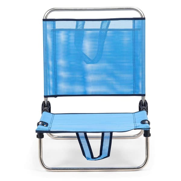 Solenny Lav Aluminium Foldestol 63x54x50cm Blå
