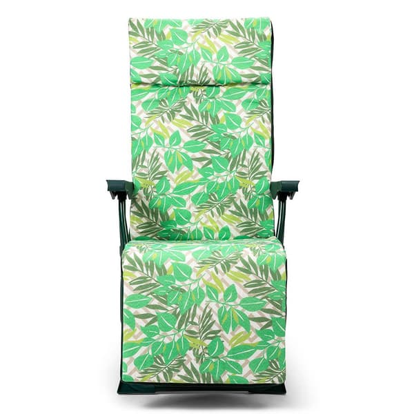 Solenny Taitettava Solarium Relax 5-asento 108x76x60cm Vihreä