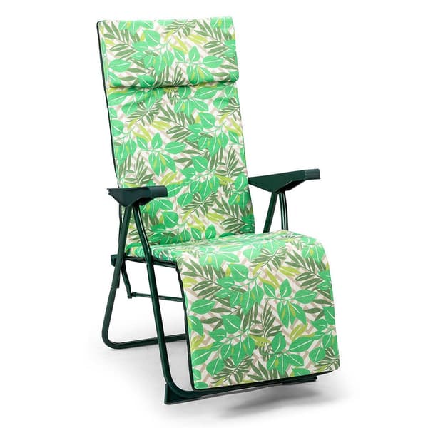 Solenny Taitettava Solarium Relax 5-asento 108x76x60cm Vihreä