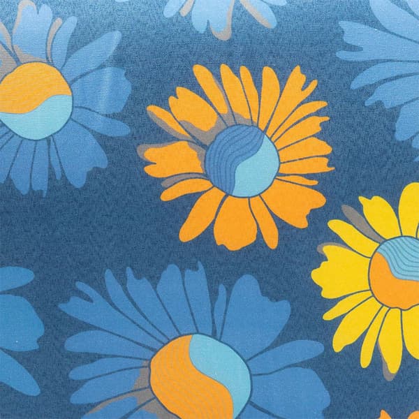 Solenny Fällbar Solsäng Super-relax 6-position 114x86x62cm Blå