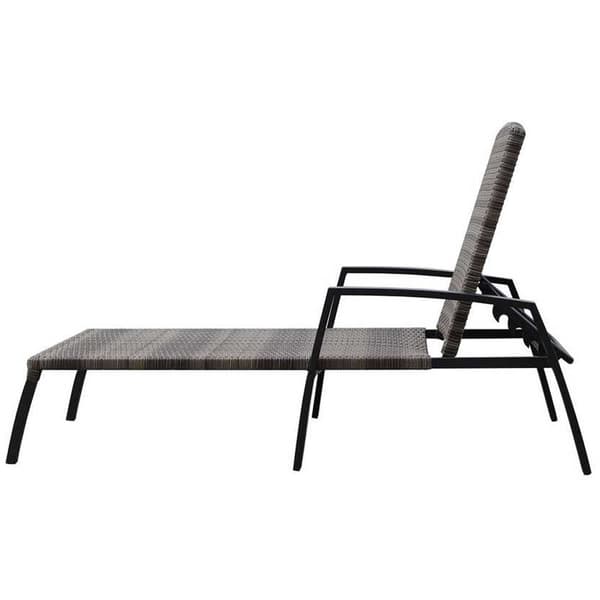 Chillvert Solseng I Stål Cozumel 190x63x50 Cm Grå