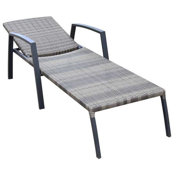 Chillvert Solseng I Stål Cozumel 190x63x50 Cm Grå