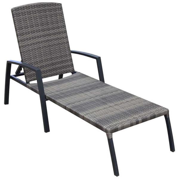 Chillvert Solseng I Stål Cozumel 190x63x50 Cm Grå