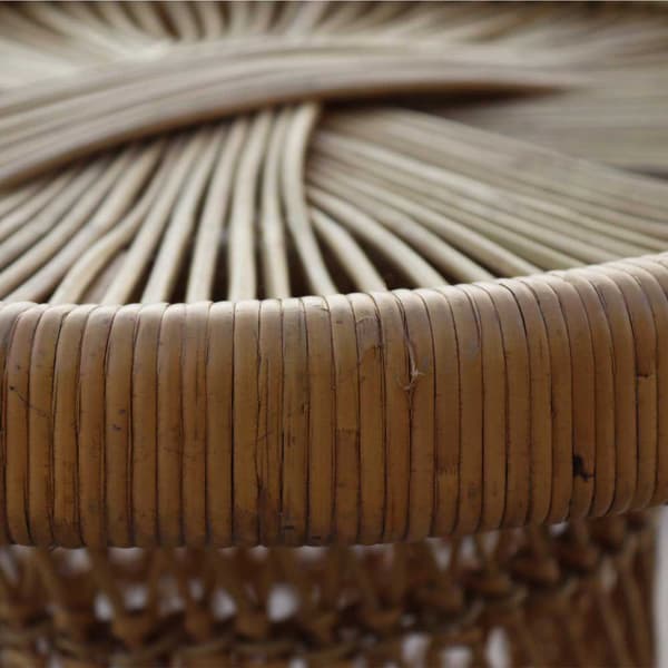 Chillvert Rundt Bord I Rattan Parma 60 Cm Brun
