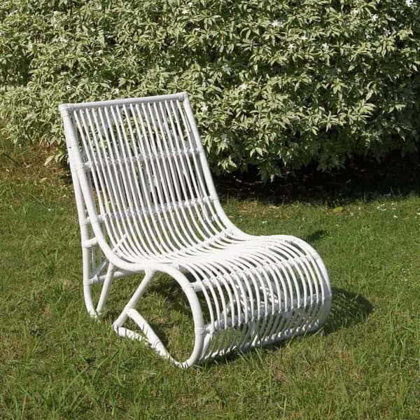 Chillvert Solstol I Rotting Parma 61x94x85cm Vit