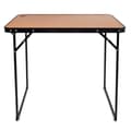 Miniatyrbillede 2 af 6: Aktive Folde Bord Camping Brun 80x60x67 cm