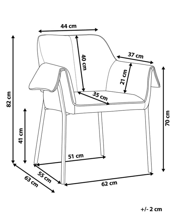 Lenestol Kremhvit Stoff Svarte metallben Moderne design Dekorativ Hvilestol