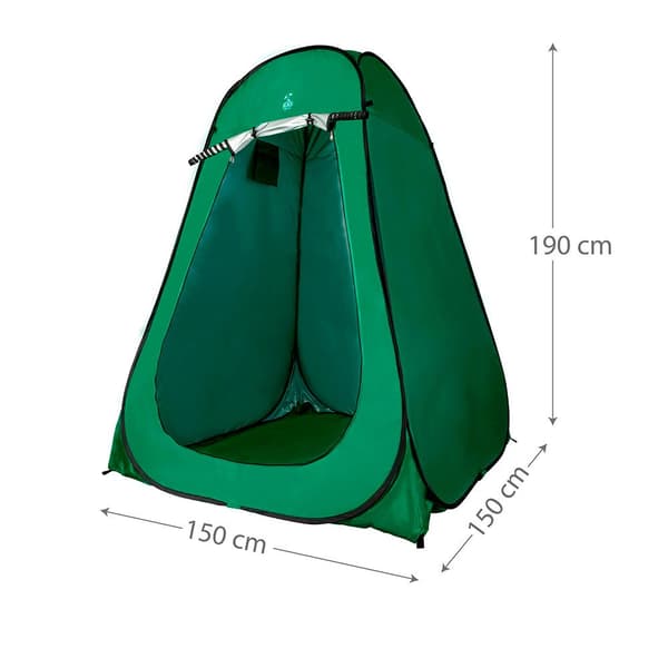 Aktive Skiftetelt Med Gulv Grøn 150 x 150 x 190 cm