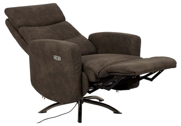 Kamares fåtölj recliner grå.