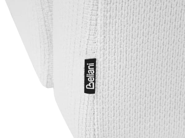 Sjeselong Hvit Polyester Venstrevendt Dekorative puter Metallben Moderne design Stue