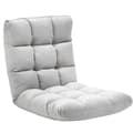 Pikkukuva 1 / 5: Rootz Floor Chair - 3-in-1 Folding Floor Chair - Backrest 13 Positions - Adjustable Folding - Lounger Seat - Cushion - Metal Foam - Gray -55 x 71 x 53